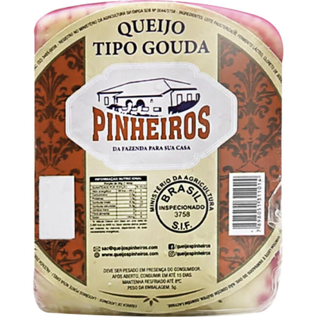 Queijo Gouda Pinheiros Fracionado Preço por quilo no pedaço