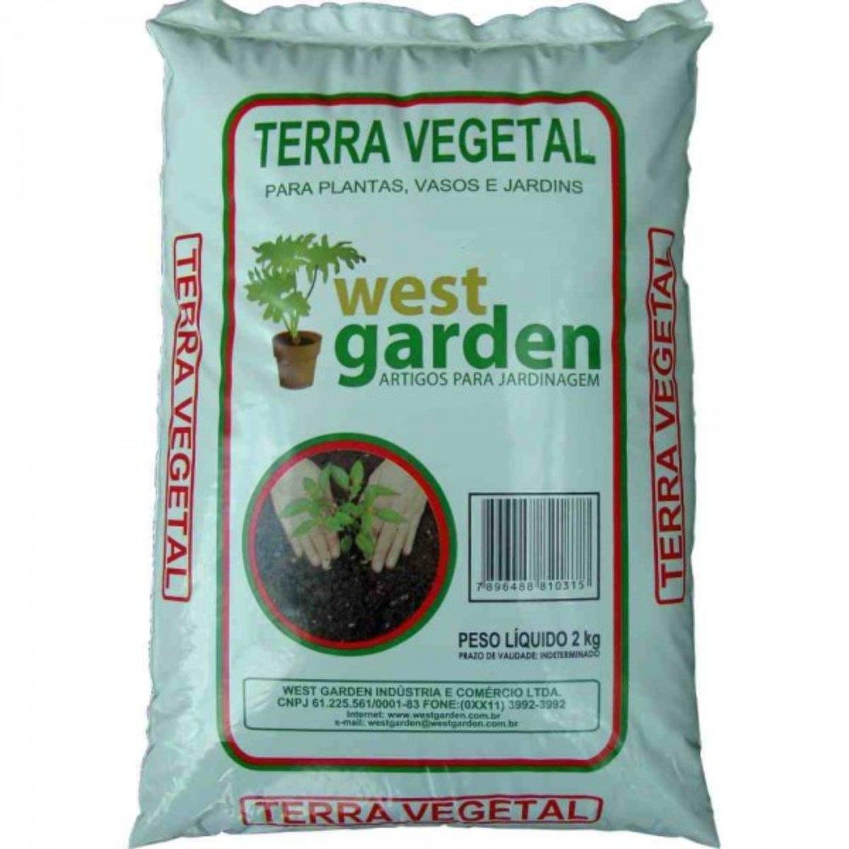 Terra vegetal Premium West Garden 2kg