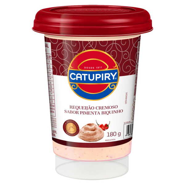 Requeijão Cremoso Pimenta-Biquinho Catupiry Copo 180g