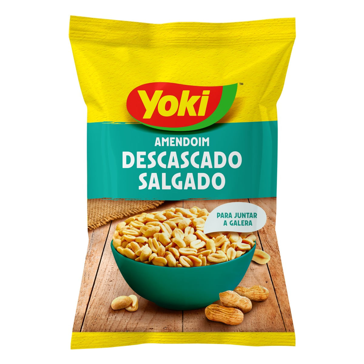 Amendoim YOKI Descascado Salgado 350g