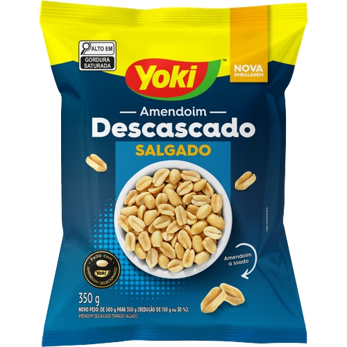 Amendoim YOKI Descascado Salgado 350g