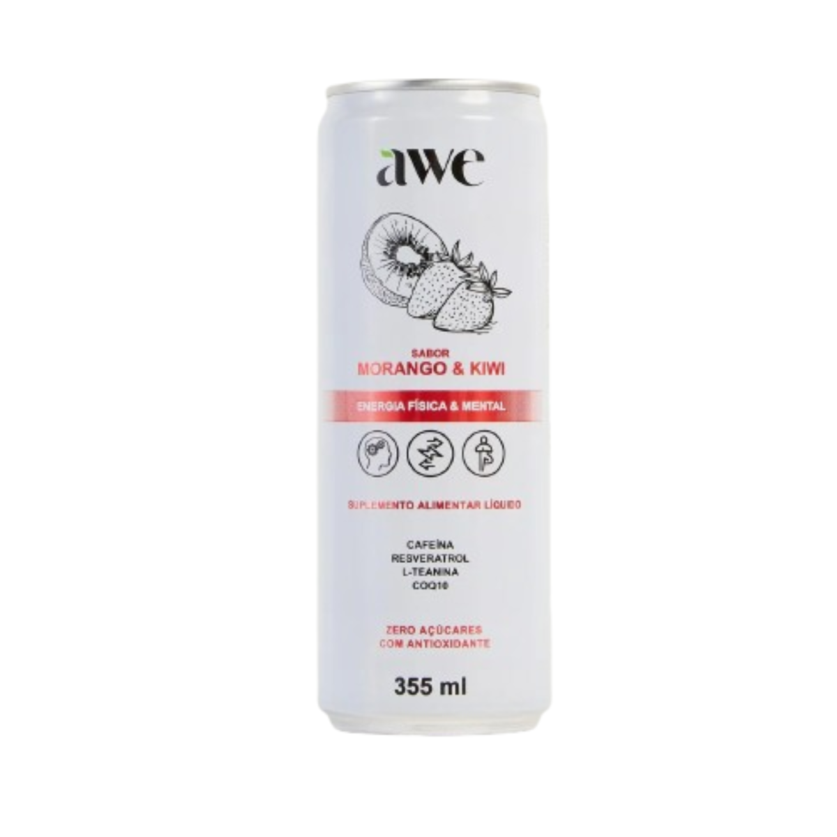 AWE Morango e Kiwi Lata 355Ml