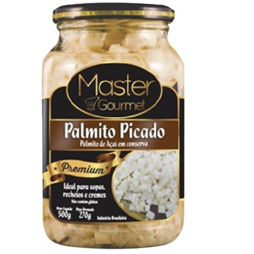 Palmito De Açaí Master Gourmet Picado 270g