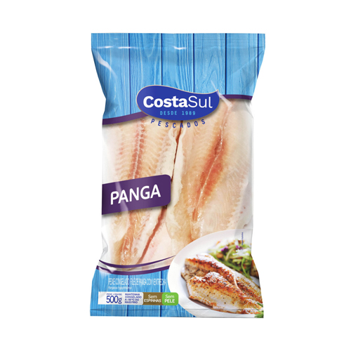 Filé de Panga COSTA SUL Sem Pele Congelado 500G