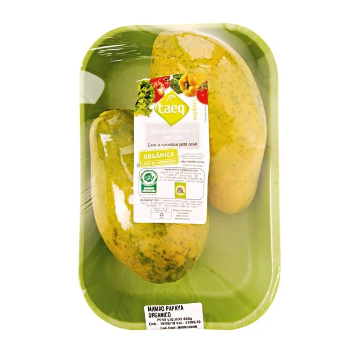 Mamão Papaya Orgânico TAEQ 600g