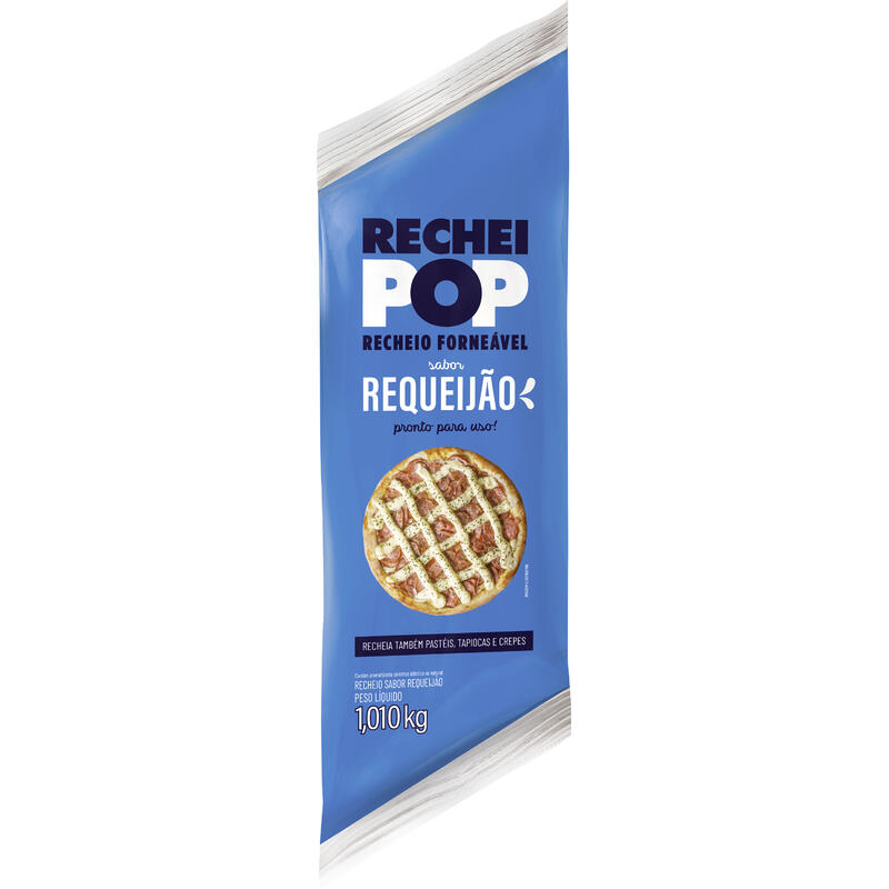 Recheio Forneável Recheipop Requeijão 1,01kg
