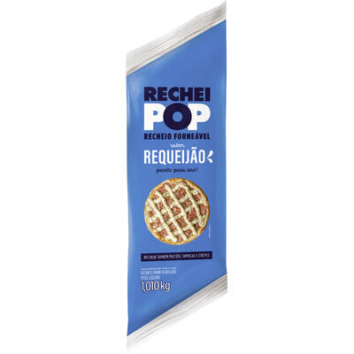 Recheio Forneável Recheipop Requeijão 1,01kg