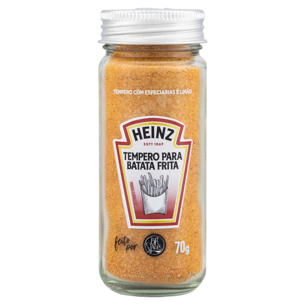 Tempero para Batata Frita com Tampa Dosadora Heinz Vidro 70g