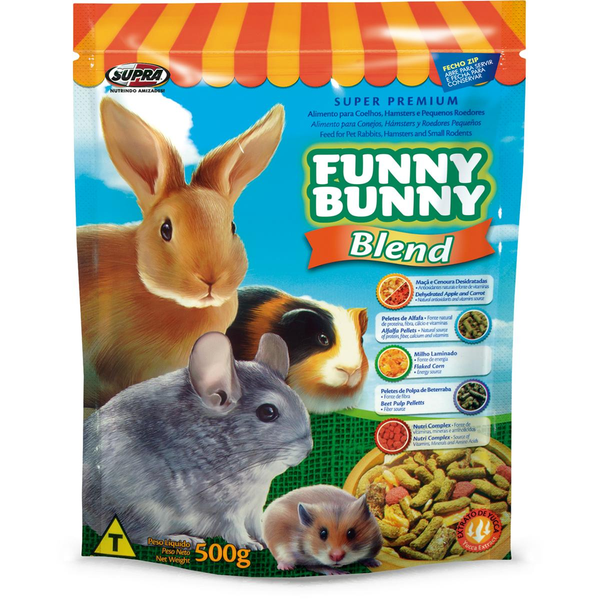 Ração Funny Bunny 500g - Blend