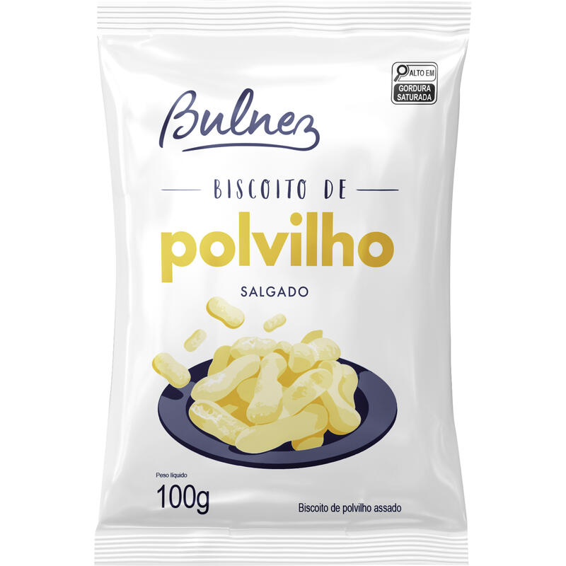 Biscoito de Polvilho Bulnez Salgado 100g