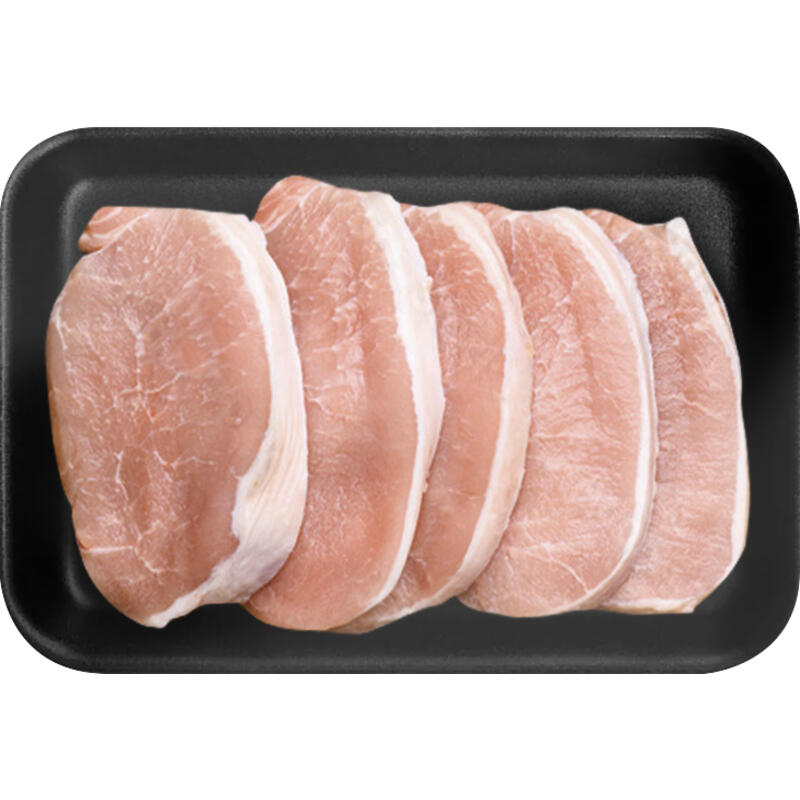Carne Suína em Bife Lombo Resf Preço por quilo na bandeja