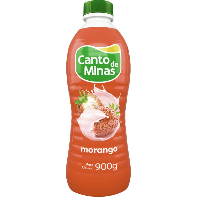 Iogurte Canto de Minas Morango 900g