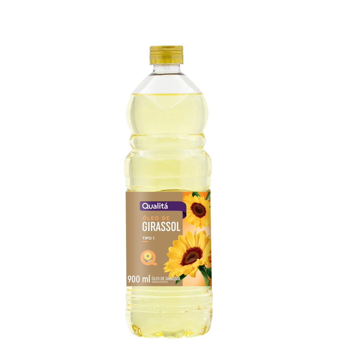 Óleo de Girassol Tipo 1 Qualitá Garrafa 900ml