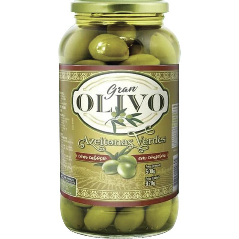 Azeitona Verde Gran Olivo 500g