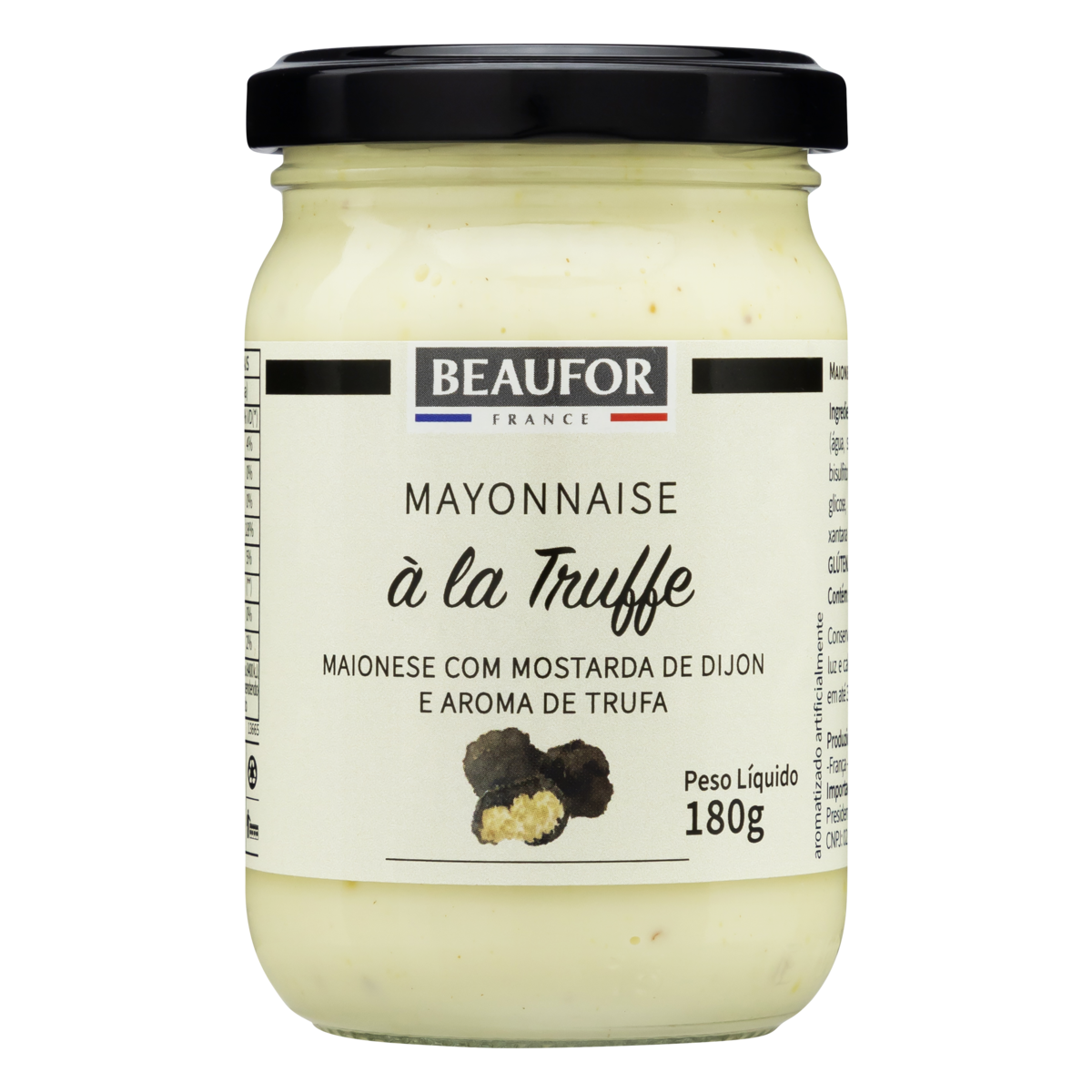 Maionese Aroma de Trufa com Mostarda Dijon Beaufor 180g