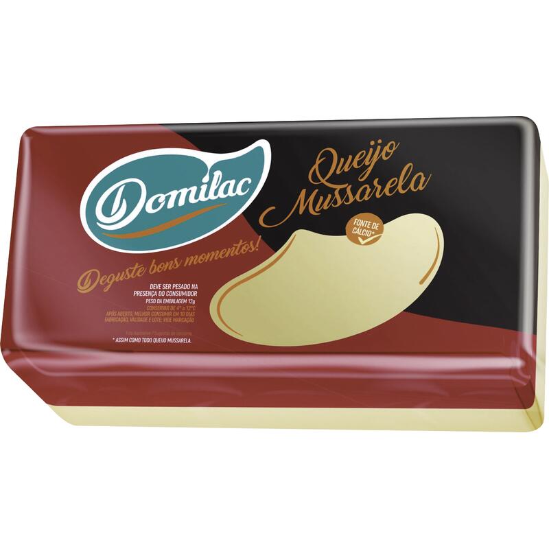 Queijo Mussarela Domilac F2 Preço por quilo na peça