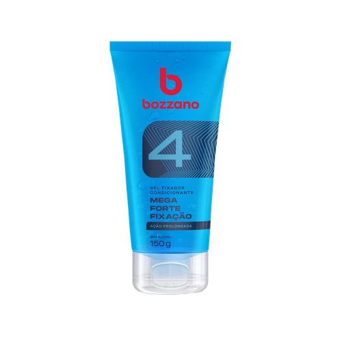 Gel Fixador Bozzano Fixação Mega Forte 4 Ação Prolongada 150g