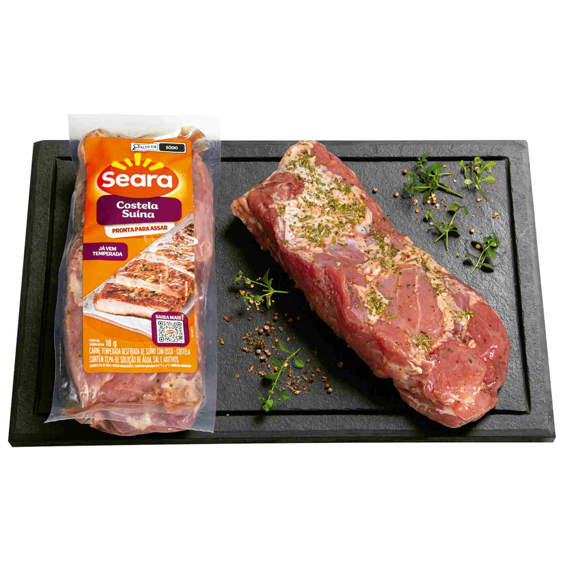 Costela Suína com Osso Resfriada Temperada Seara