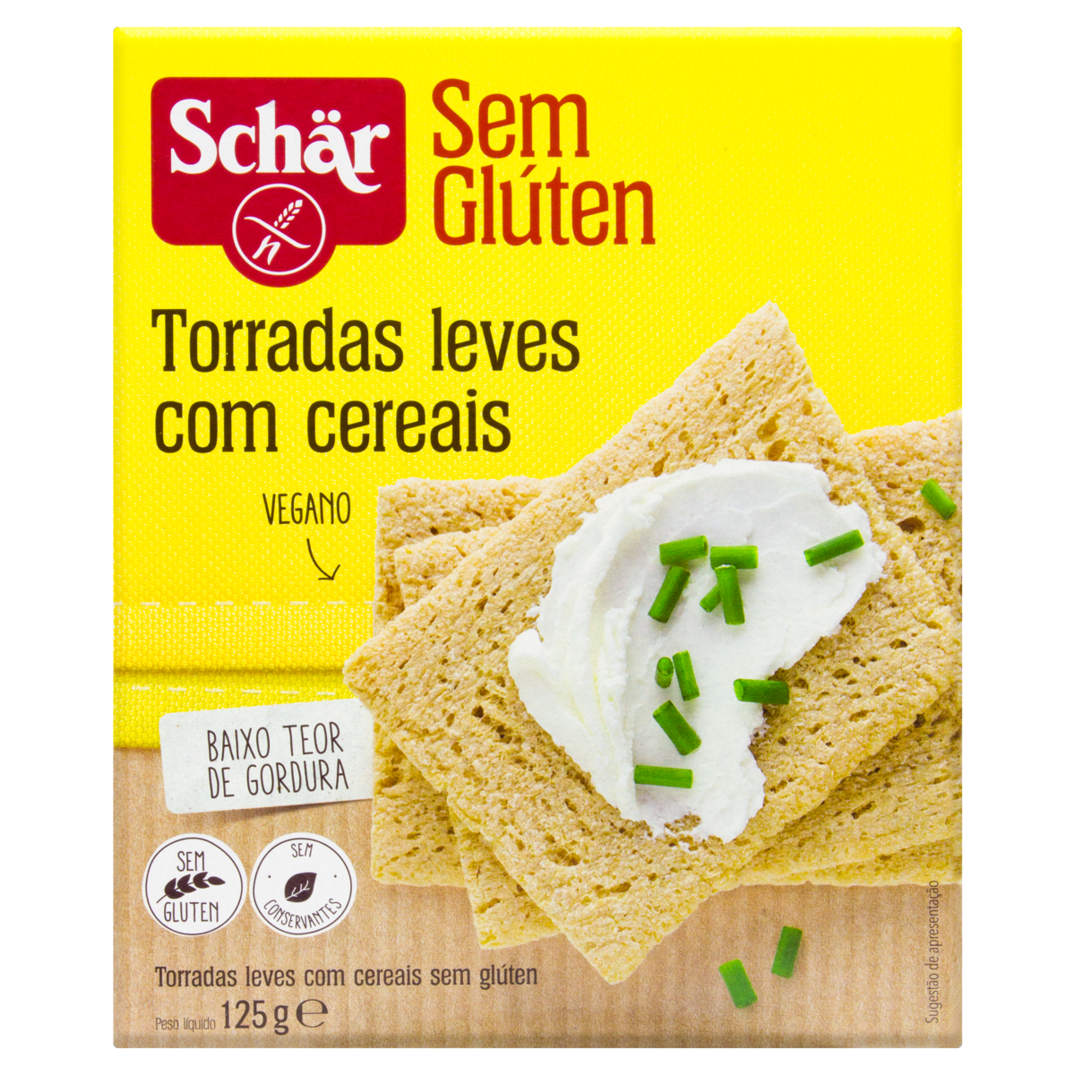 Torrada Schär com Cereais sem Glúten 125g