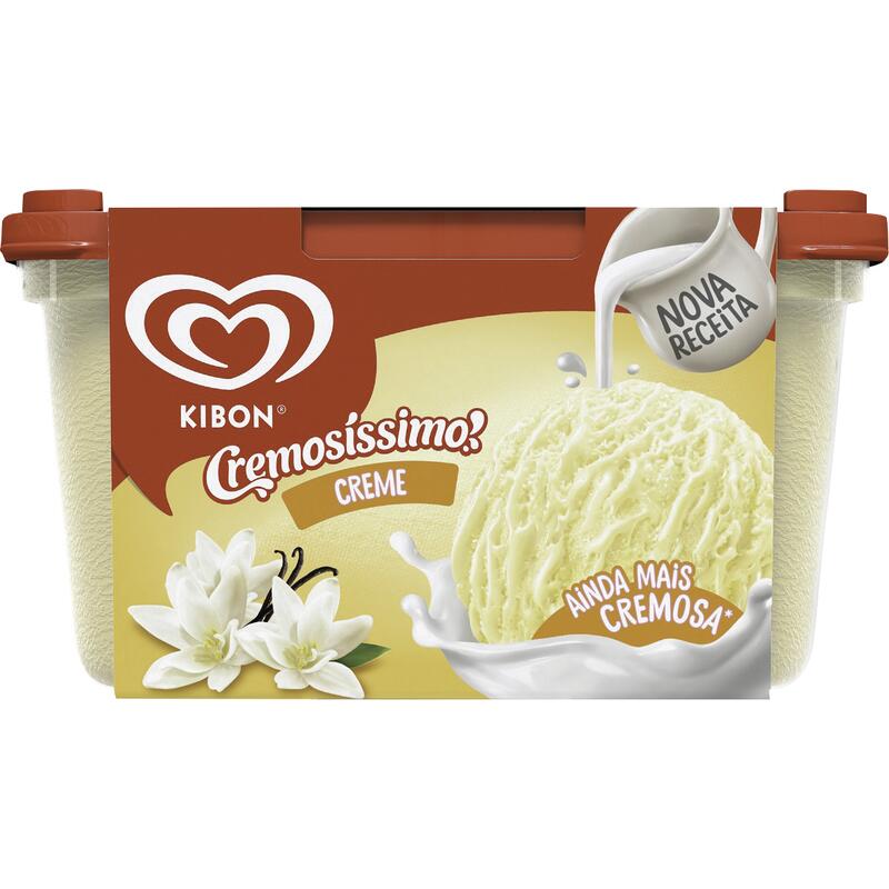 Sorvete KIBON Cremosissimo Creme 1.5L
