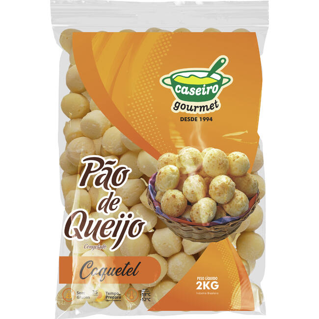 Pão de Queijo Caseiro Gourmet Coquetel 2kg