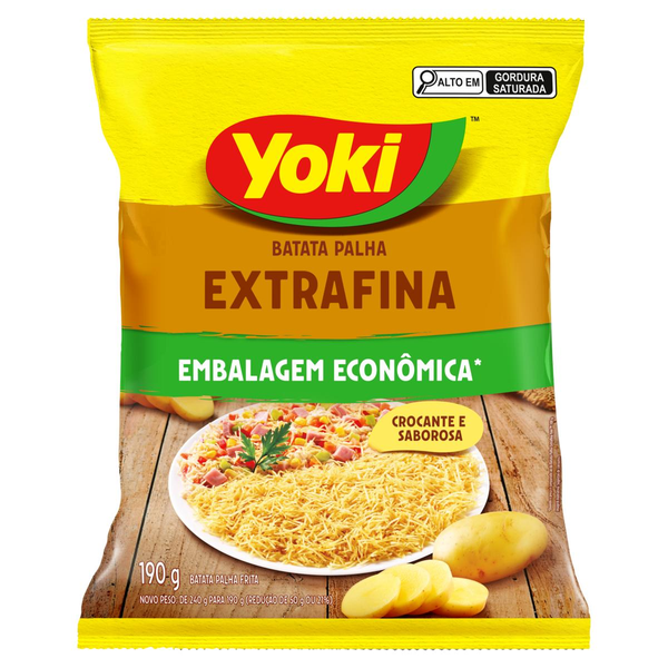 Batata Palha Yoki Extrafina 190g