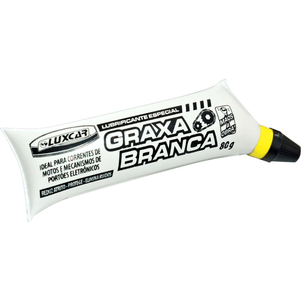 Graxa Luxcar 80g - Branco