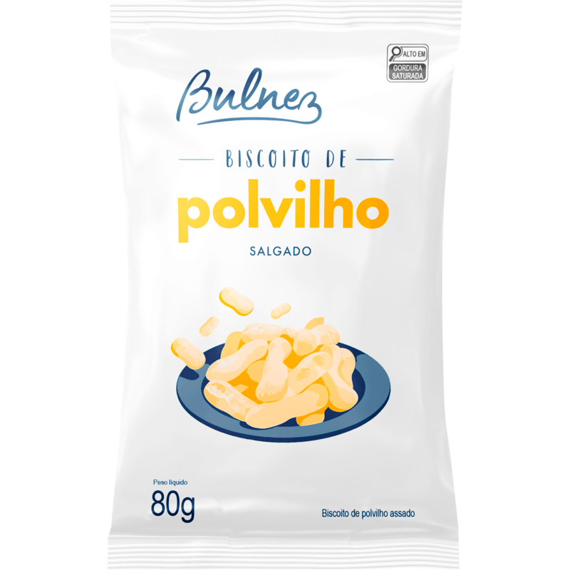Biscoito de Polvilho Bulnez Salgado 80g