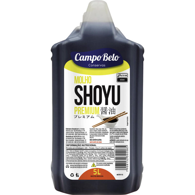 Molho Shoyu Campo Belo 5L
