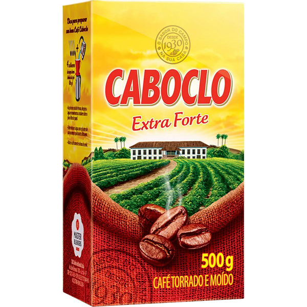 Café Caboclo Torrado e Moído Extraforte Vácuo 500g