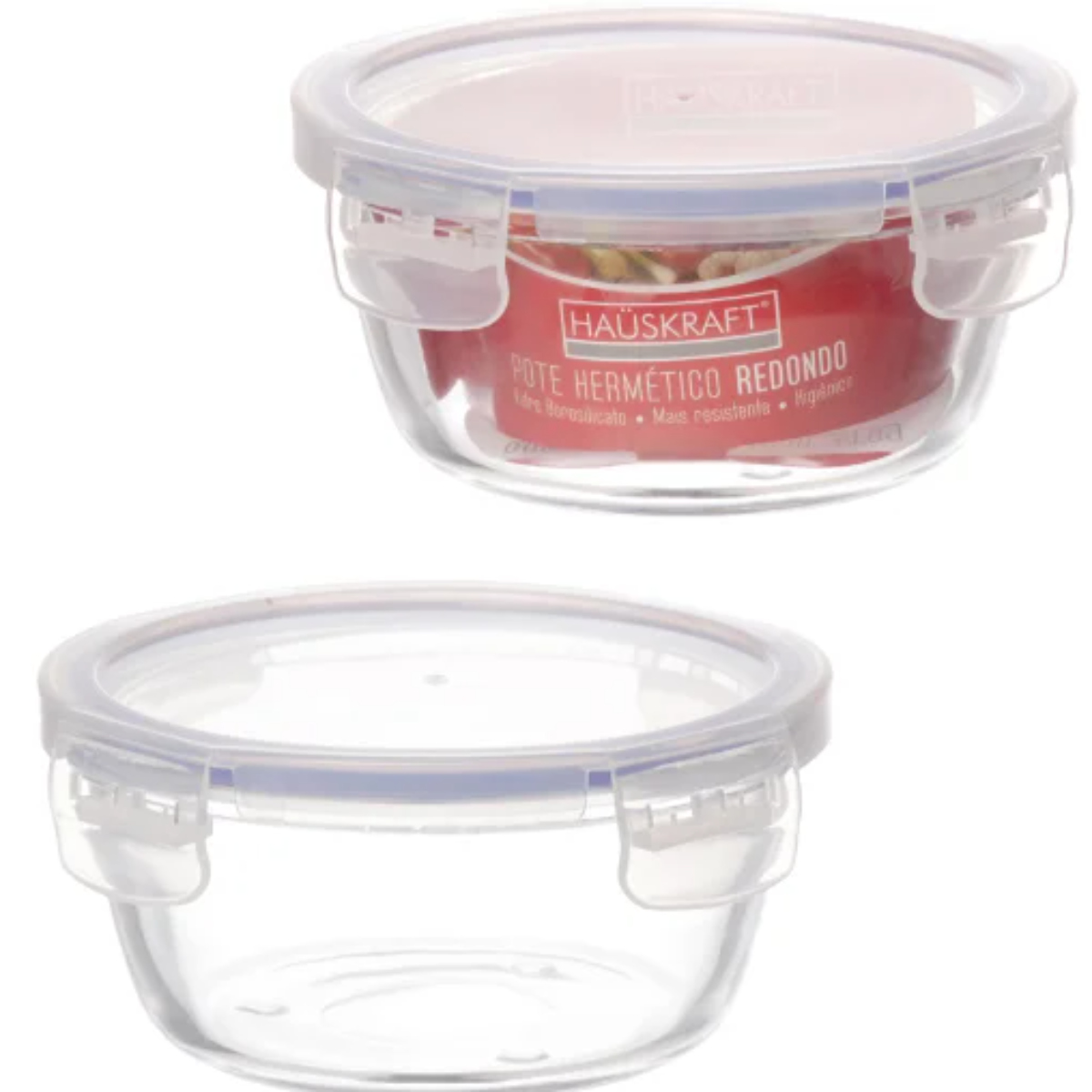 Pote Hermético Redondo 370Ml Hauskraft