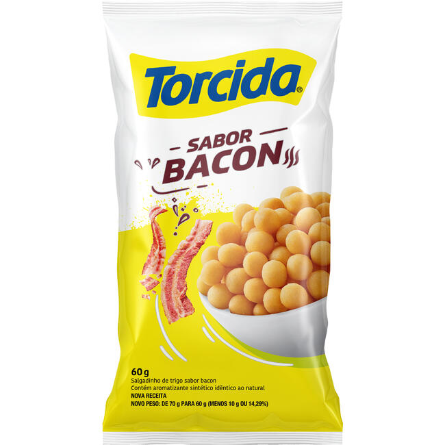Salgadinho Lucky Torcida Bacon 60g