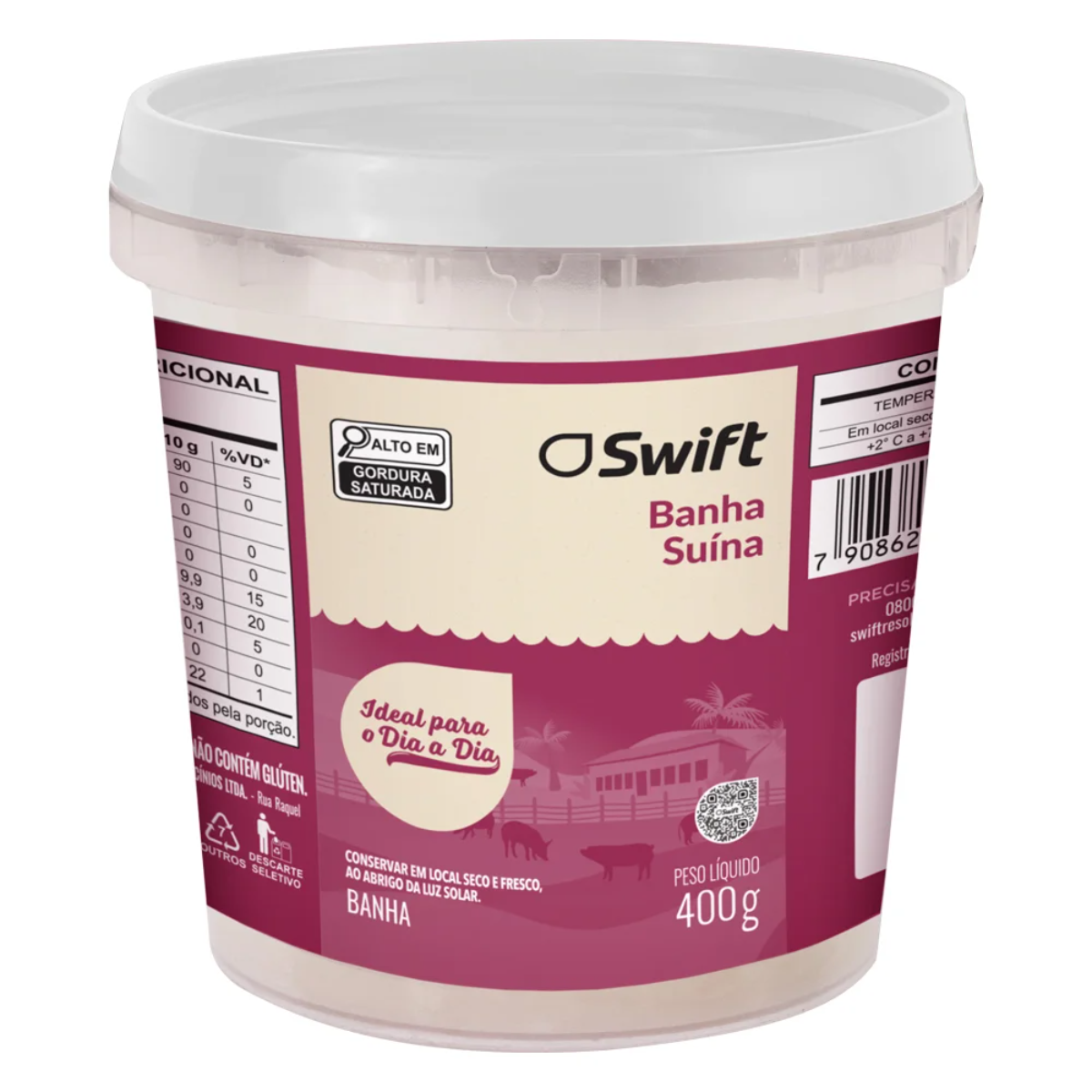 Banha Suína Swift 400g