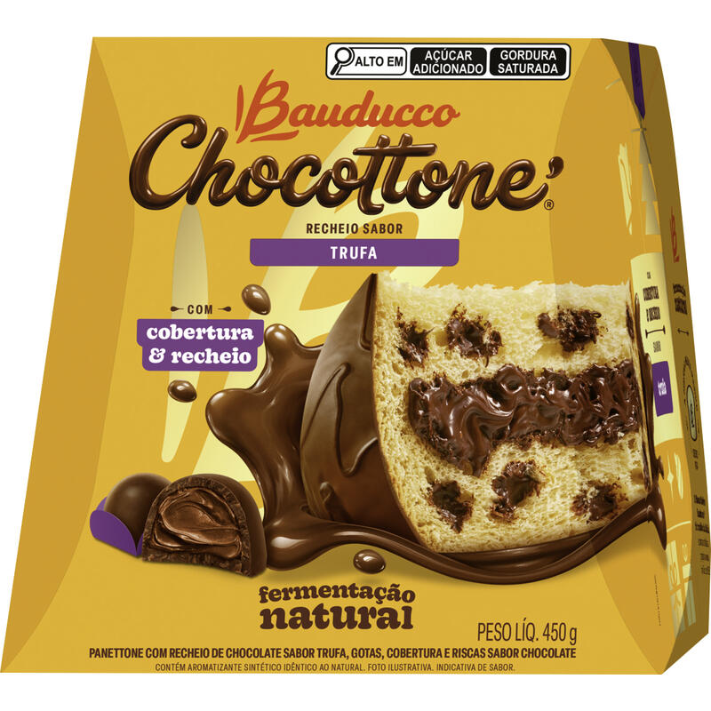 Chocottone BAUDUCCO Trufa Caixa 450g