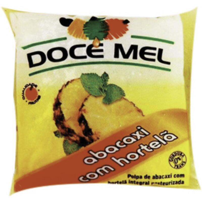Polpa de Fruta Doce Mel Cong Abacaxi com Hortelã 100g