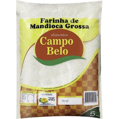 Farinha de Mandioca Campo Belo Branca Grossa 5kg