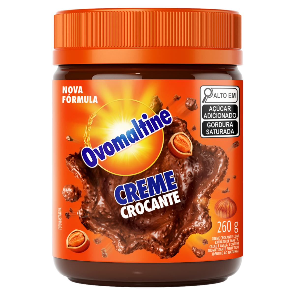 Creme Crocante Ovomaltine Pote 260g