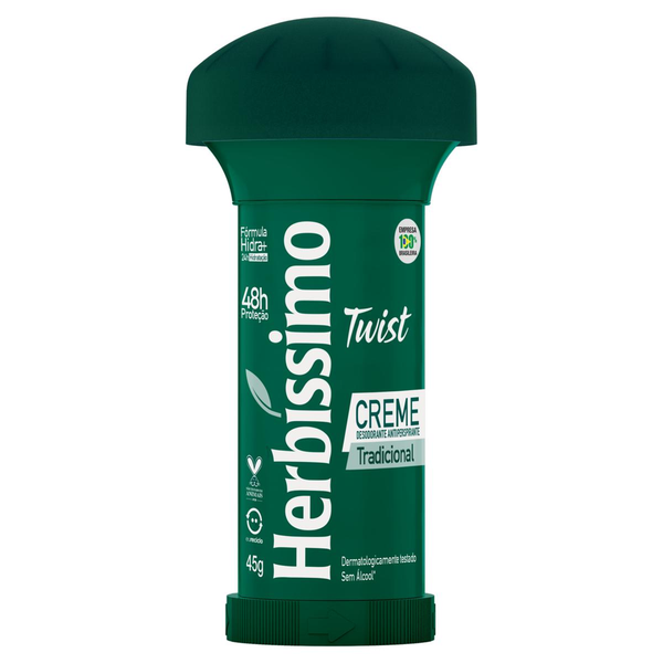 Desodorante HERBÍSSIMO Twist Tradicional Creme 45g
