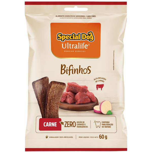 Bifinho Special Dog 60g - Carne