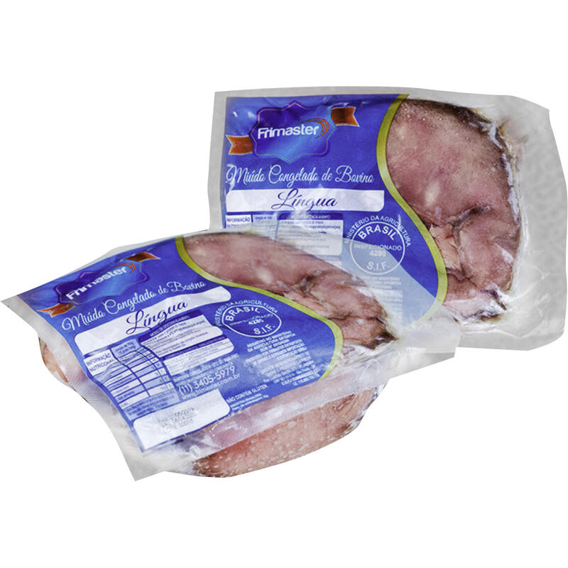 Língua Bovina Frimaster Cong Preço por quilo no pacote