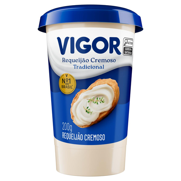 Requeijão Cremoso Tradicional Vigor Copo 200g