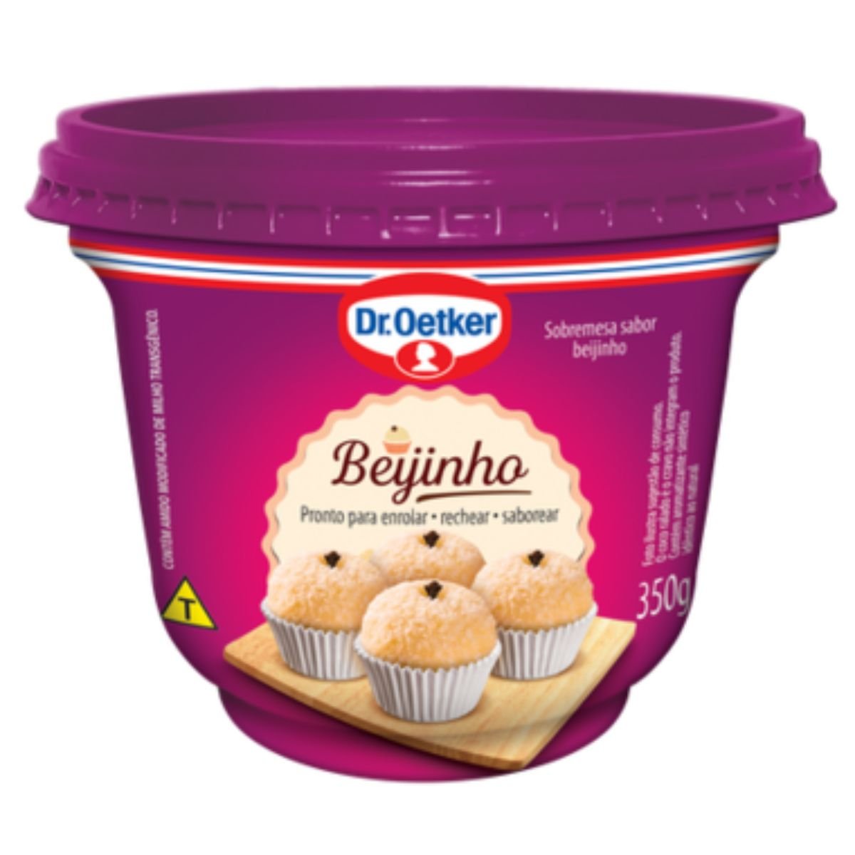 Dr. Oetker Doce de Festa, Sabor Beijinho, Sobremesa Deliciosa, Pronta Para Enrolar, 350g