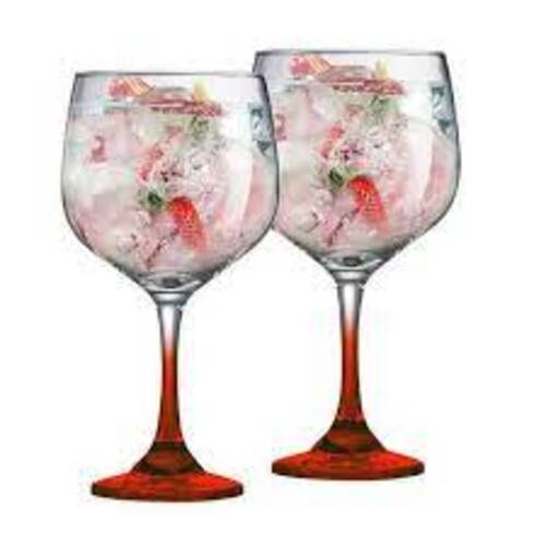 Taça Royal Drinks Vermelha 615ml