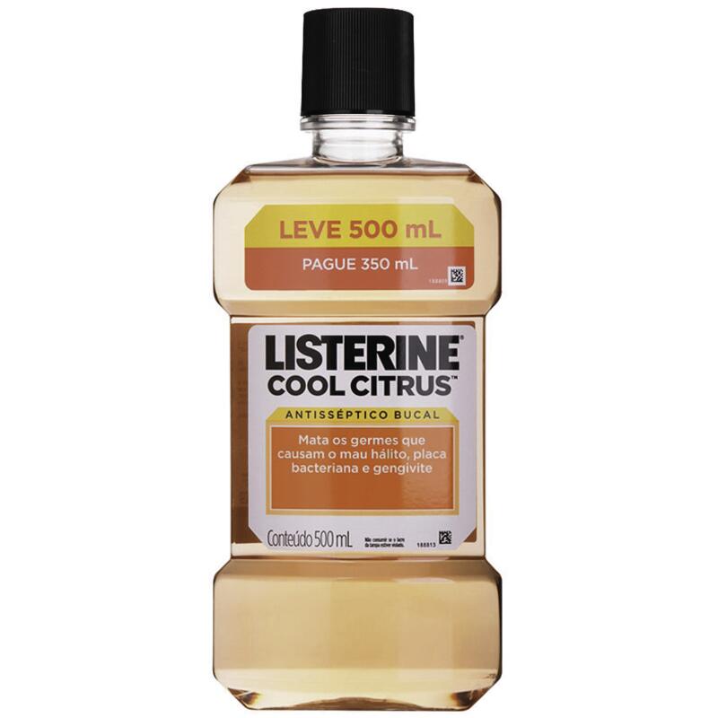 Antisséptico Bucal Listerine Cool Citrus 500ml