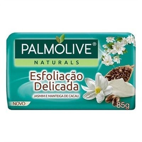 Sabonete em Barra Palmolive Naturals Nutrição Esfoliante Jasmim e Manteiga de Cacau 85g
