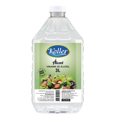 Vinagre Koller Álcool 3l