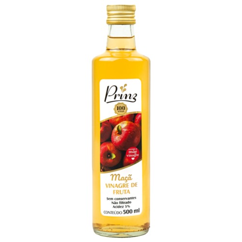 Vinagre Prinz De Maçã Acidez 5% 500ml