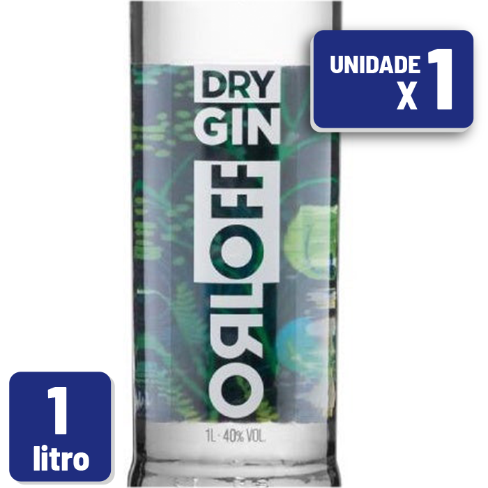 Gin Orloff Garrafa Vidro 1L