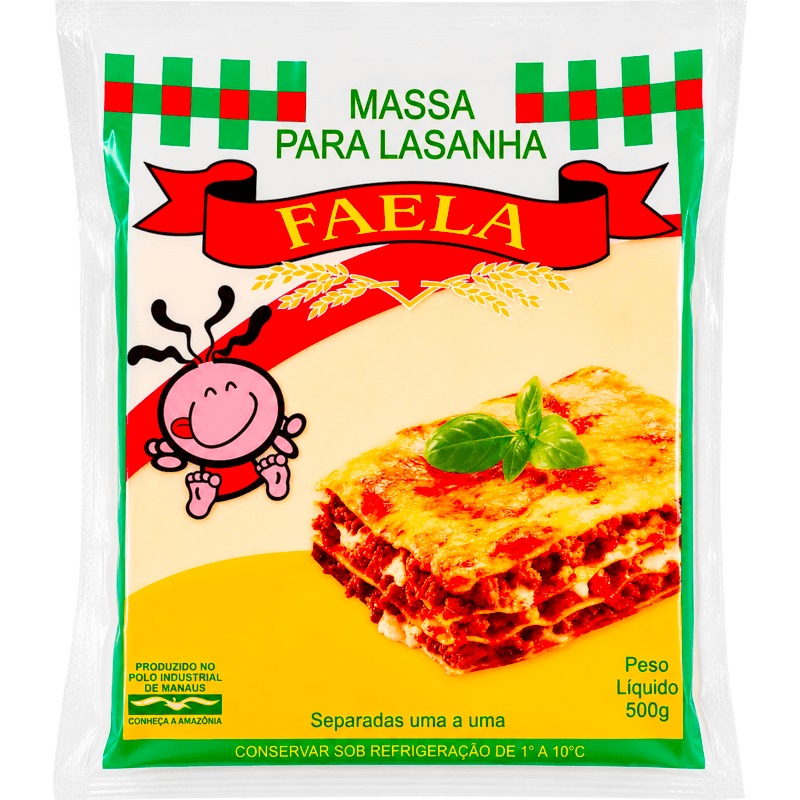 Massa para Lasanha Faela 500g