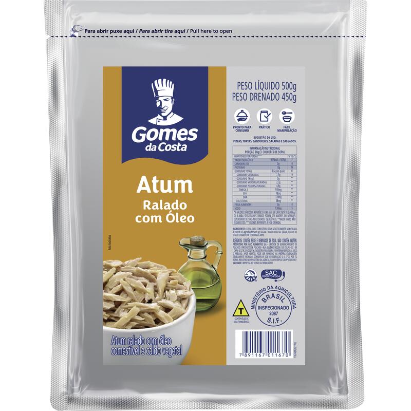 Atum Gomes da Costa Ralado Pouch 500g
